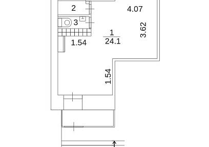 Продажа помещения с арендатором, Мастеркова, 3, (31.6 кв.м)